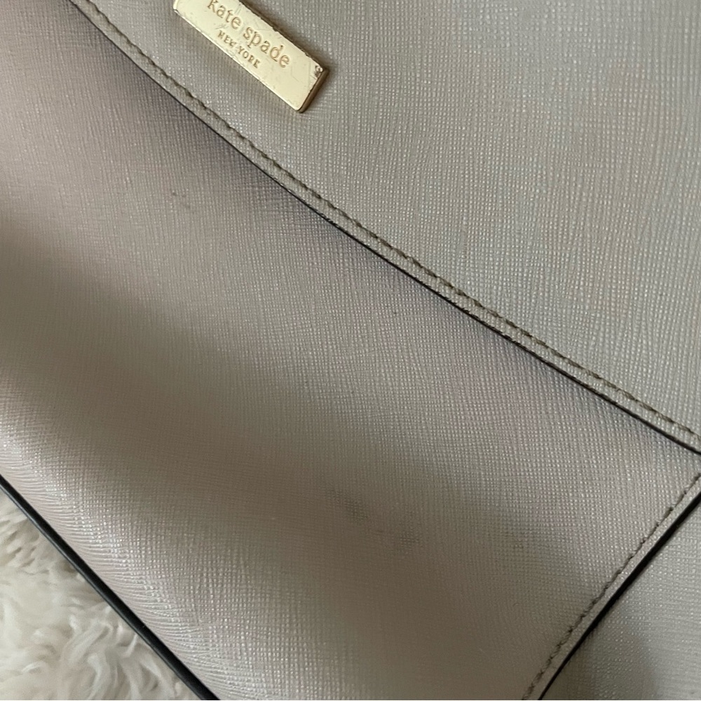 Kate Spade Taupe Satchel Bag - Picture 3 of 4